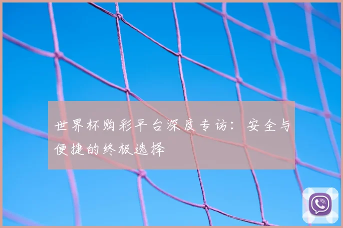 世界杯购彩平台深度专访：安全与便捷的终极选择