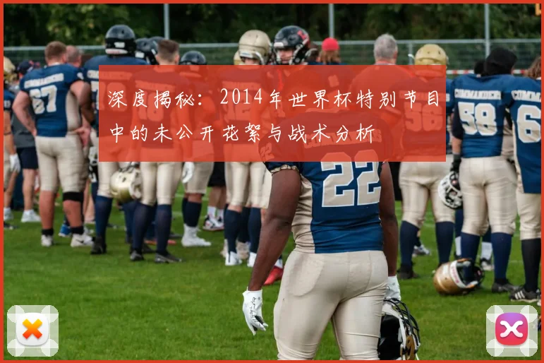 深度揭秘：2014年世界杯特别节目中的未公开花絮与战术分析